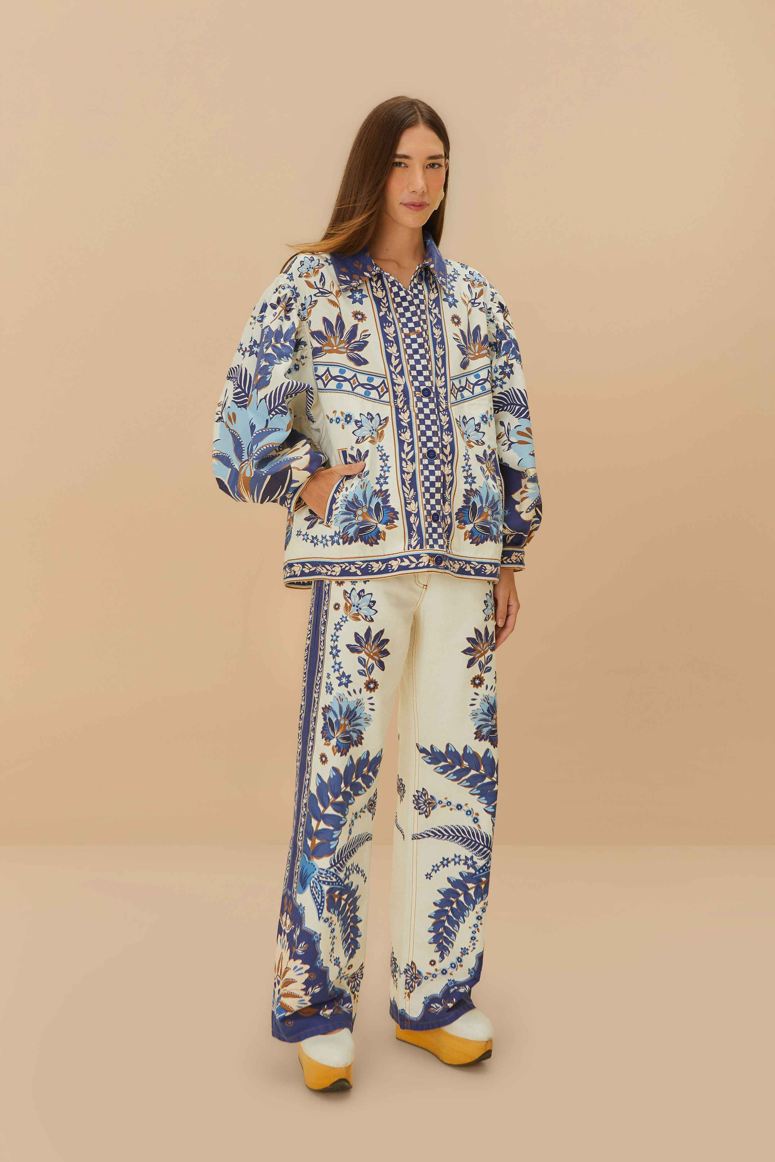 Off-White Encanto Tropical Pants | FarmRio (US)