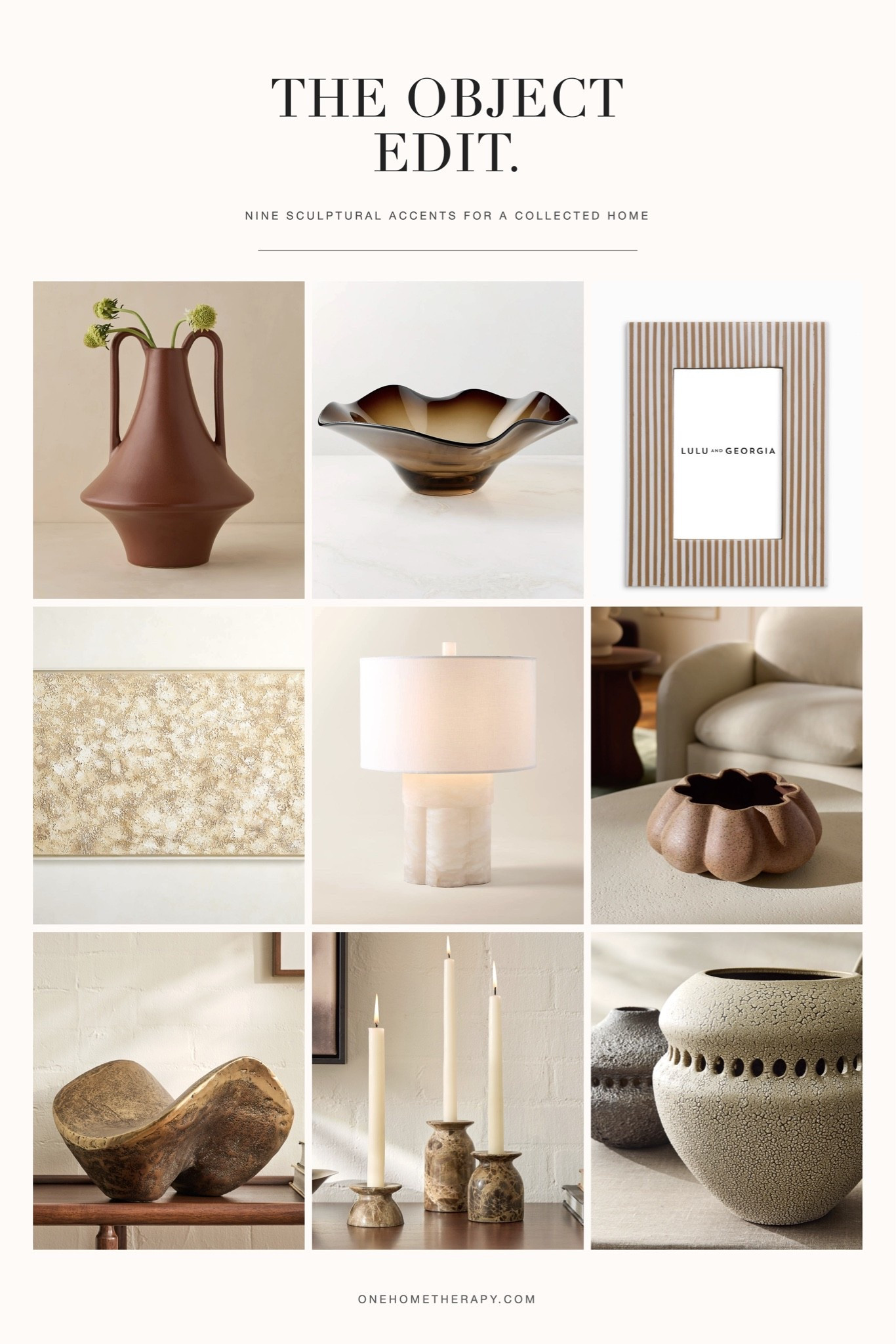 The object edit: nine sculptural accents that make a home feel considered, collected, and quietly personal. ✨
#HomeDecor #InteriorDesign #HomeStyling #SculpturalDecor #DecorInspiration #ModernHome #NeutralHome #OneHomeTherapy
#LTKU #LTKSeasonal #LTKHome
#LTKU #LTKHome #LTKSeasonal