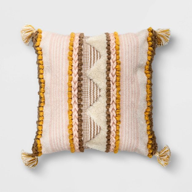 Outdoor Throw Pillow Pink Striped - Opalhouse™ | Target