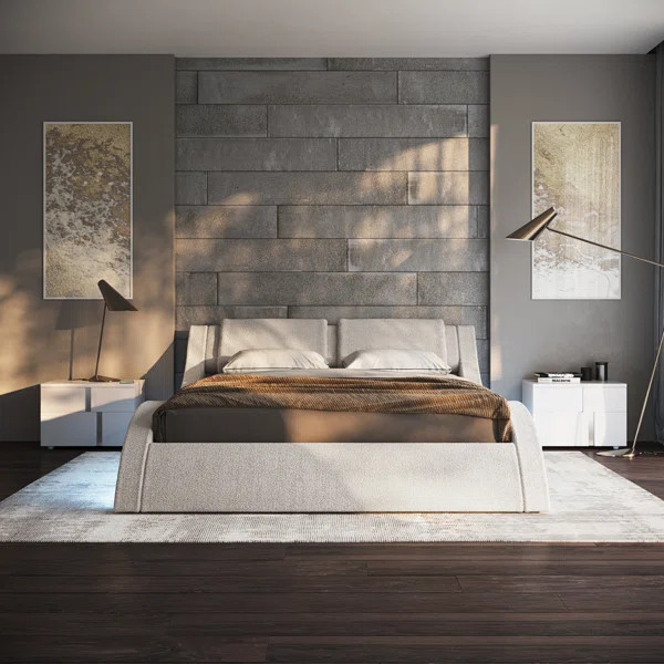 Lafever Upholstered Sleigh Bed | Wayfair Professional