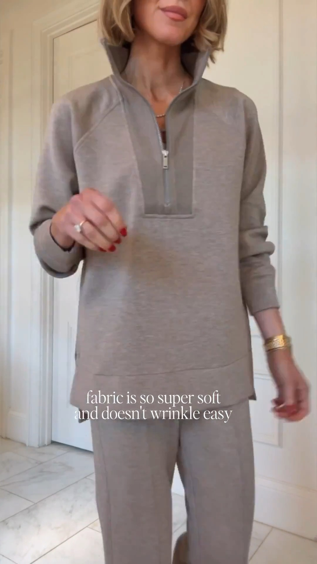 The most comfortable travel outfit from spanx. Love this lounge set. I'm wearing size xs.

#LTKootd #LTKgrwm #LTKTravel