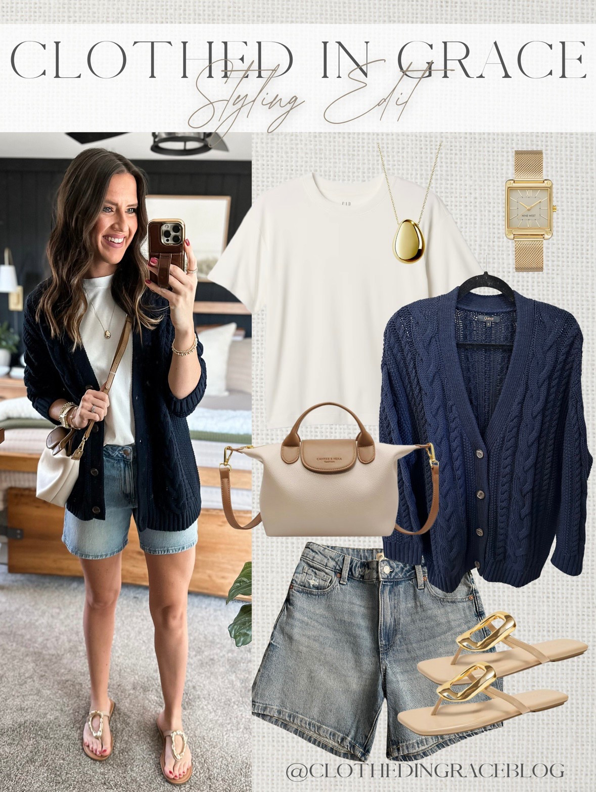 Spring Capsule outfit inspiration 

Tee (small) 
Cardigan - small 
Shorts - size 4 


#LTKFindsUnder100 #LTKFindsUnder50 #LTKStyleTip