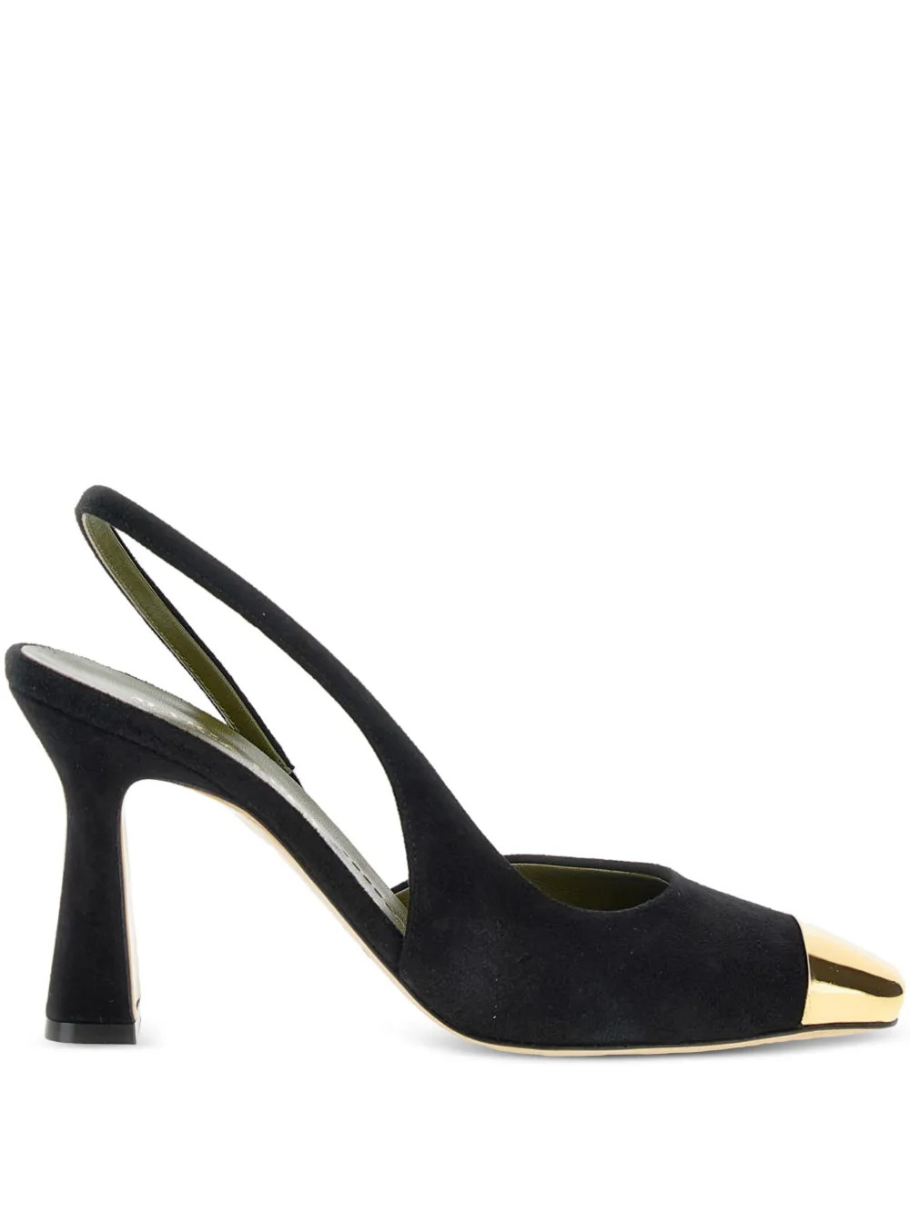 90mm Eleonora gold-toe slingback | Farfetch Global