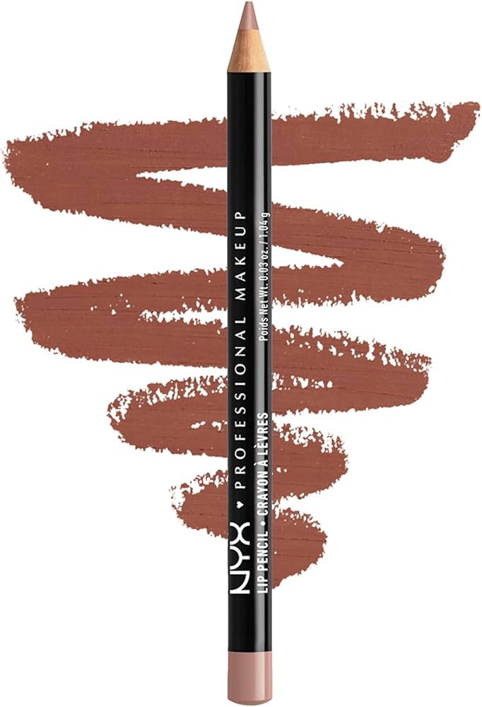 NYX PROFESSIONAL MAKEUP Slim Lip Pencil, Coffee | Amazon (US)