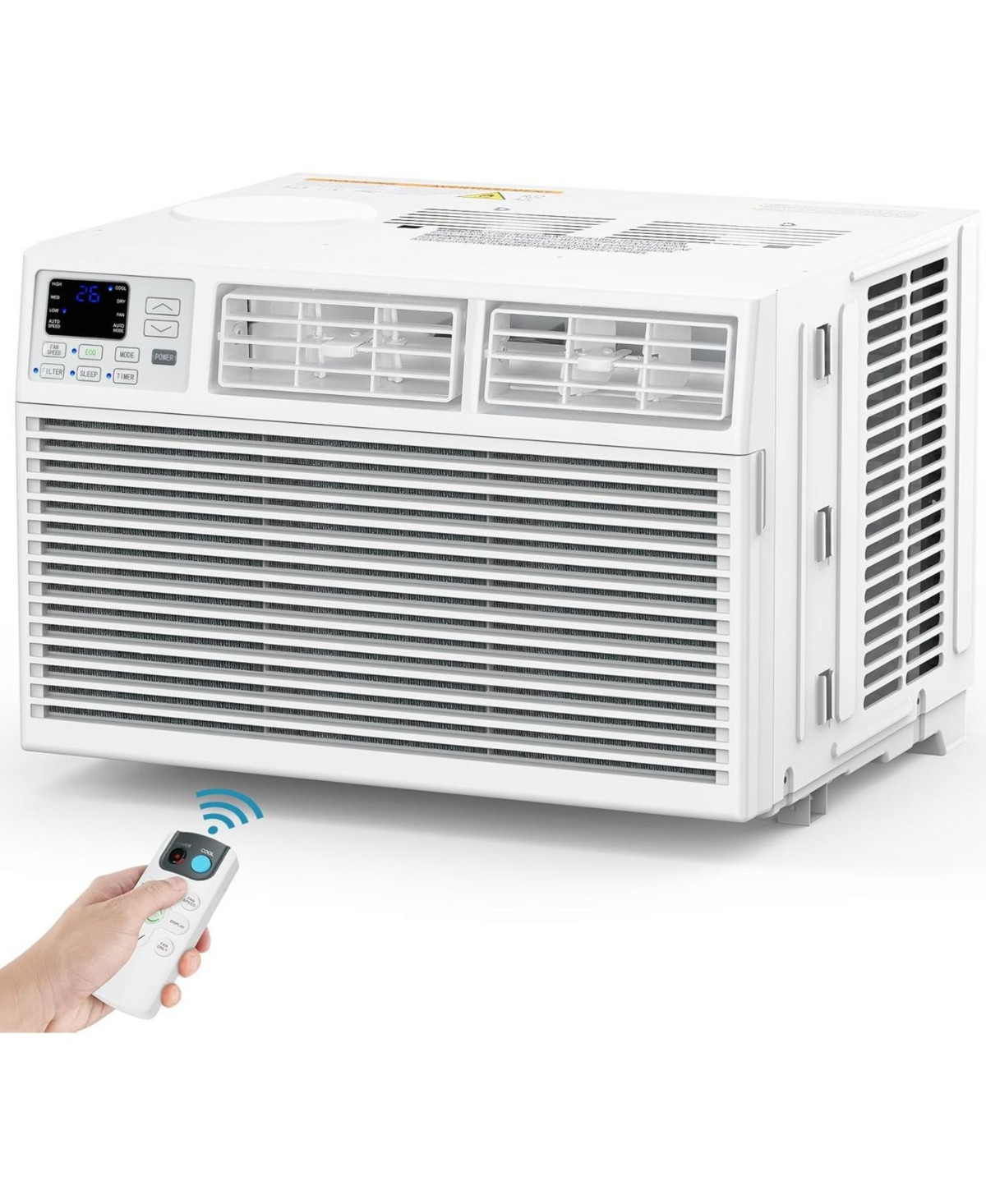 Cowsar 10000BTUs Window Air Conditioner, Window Ac Unit Cooling up to 450sq.ft, 4 Modes and 3 Fan Speeds, 24H Timer, Remote Control, Quiet Operation, | Macy's