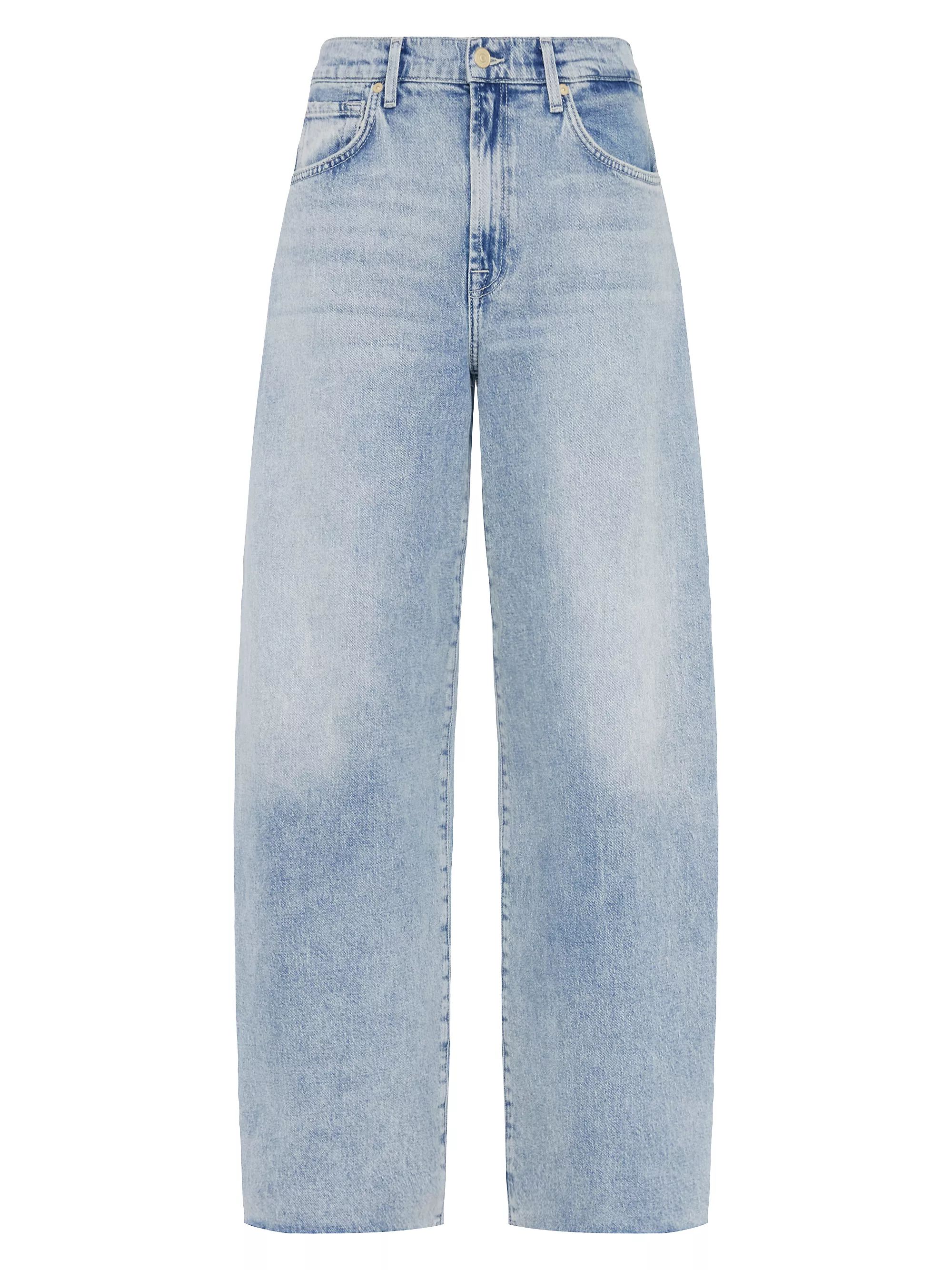 Shop 7 For All Mankind Bonnie Curvilinear HIgh-Rise Stretch Jeans | Saks Fifth Avenue | Saks Fifth Avenue