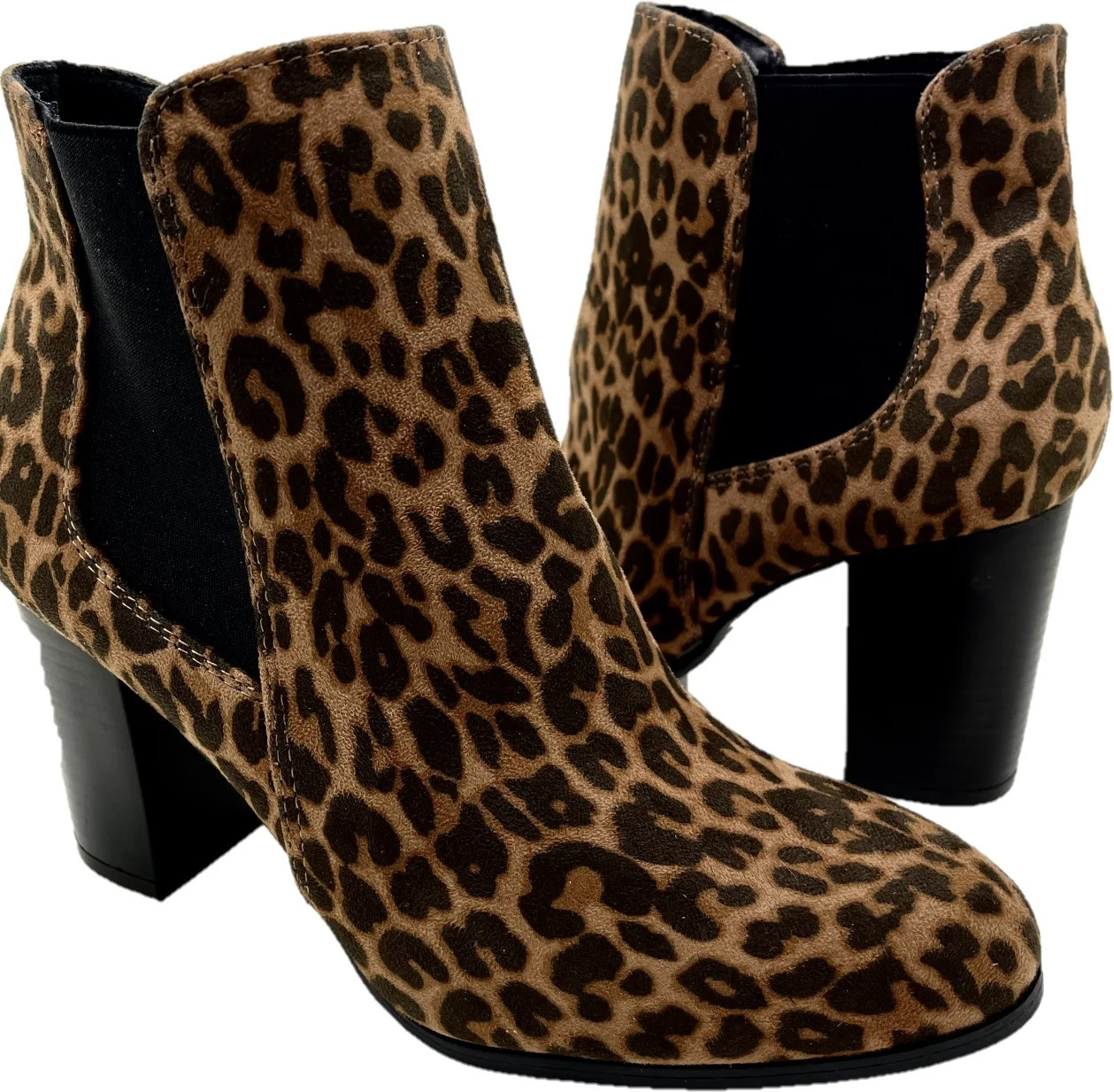 Women Fashion Ankle Boots, Leopard Print Ankle Boot Bootie, Everyday boots, Ladies Fashion Animal... | Walmart (US)