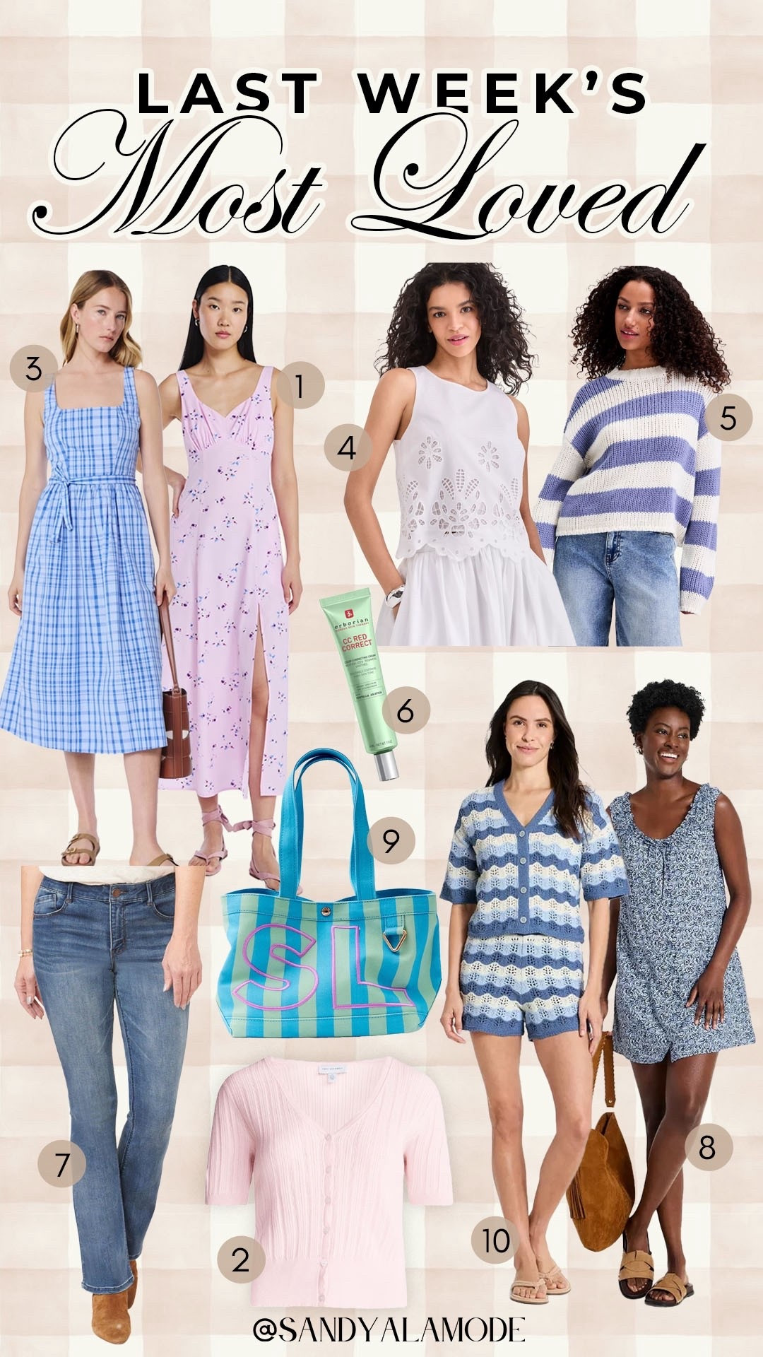 Weekly best sellers. Last week’s most loved. Walmart fashion. BaubleBar custom tote. Walmart summer dress. Target summer style. Target matching. Summer set. Target summer floral dress  

#LTKSeasonal #LTKootd #LTKSaleAlert