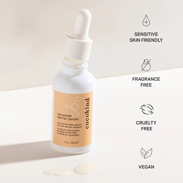 Cocokind Ceramide Barrier Serum for Hydration and Skin Barrier Support, 1 oz | Walmart (US)
