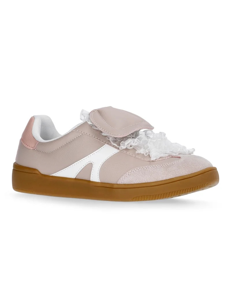 Weekend Academy Girls Casual Fold-Over Sneakers | Walmart (US)