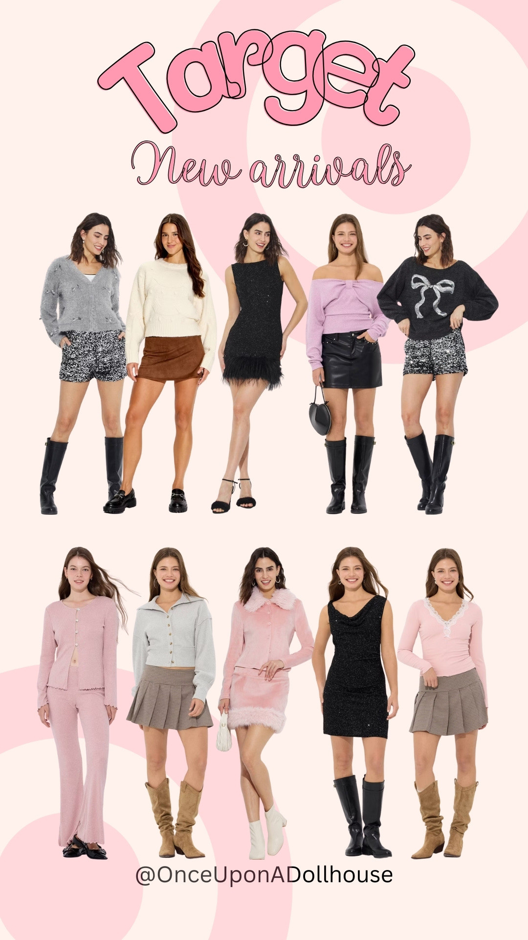 Target New Arrivals! 

Sweaters, tops, skirts, cardigans, shorts

#LTKSeasonal #LTKootd #LTKHoliday