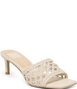 Dolce Vita Bowen Woven Slide Dress Sandals - 9 | Dillard's