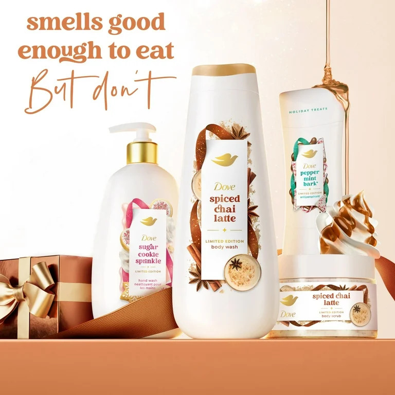 Dove Spiced Chai Latte Liquid Body Wash for Deep Nourishment Holiday Treats Limited Edition, 20 o... | Walmart (US)