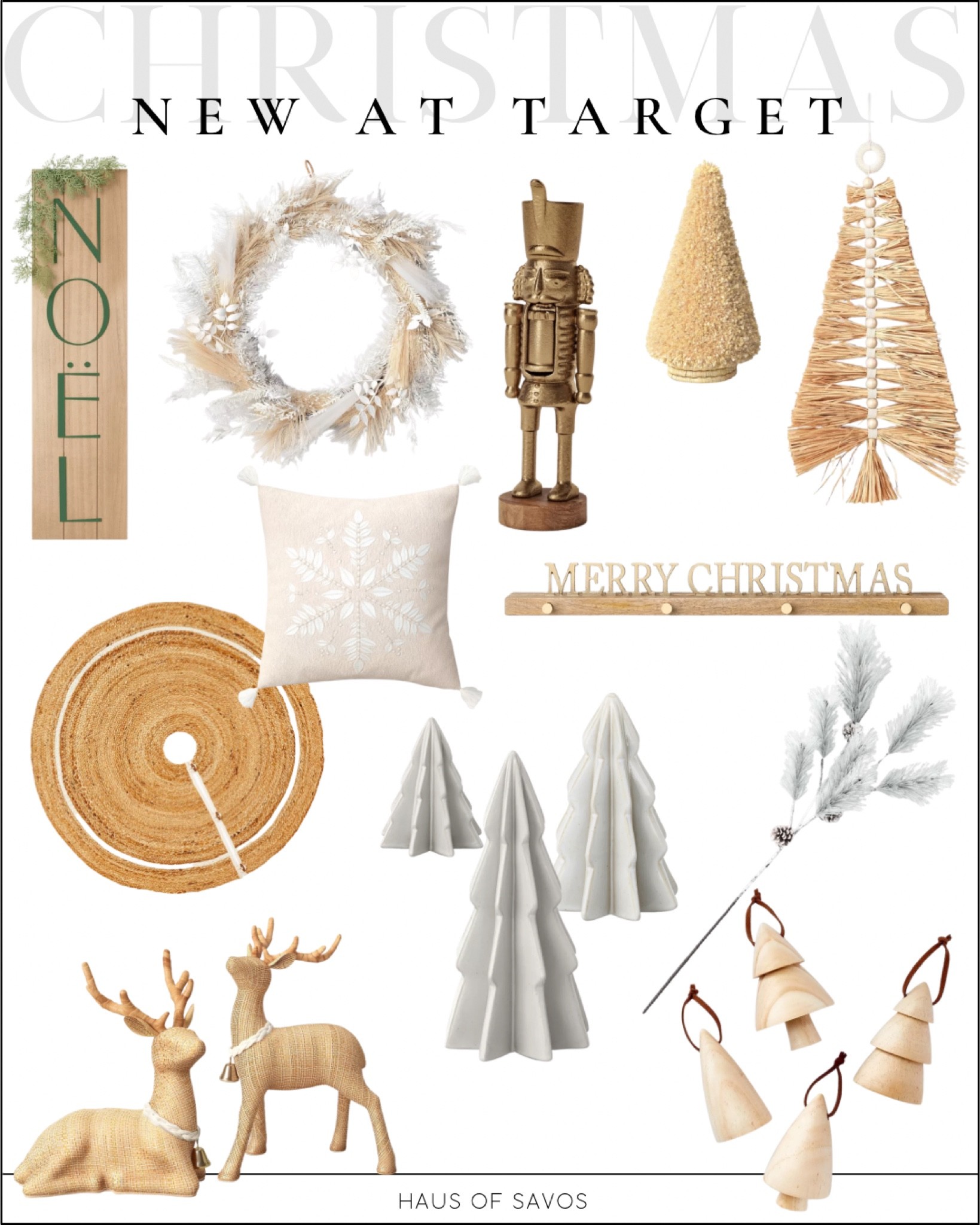 Organic Modern Christmas Decor

Minimalist Christmas, rattan Christmas decor, wood Christmas decor, modern Christmas decor, gold nutcracker, rattan tree skirt, Christmas tree decor, reindeer decor, woven Christmas decor, wood Christmas tree ornaments, faux Christmas stem frosted, Christmas decor ideas, white Christmas decor 

#organicmodern #christmasdecor #minimalistchristmas 

#LTKhome #LTKHoliday