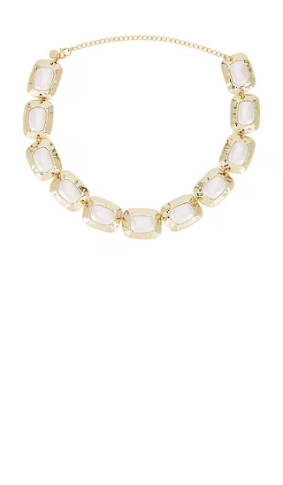 Giovana Statement Necklace in Gold | Revolve Clothing (Global)