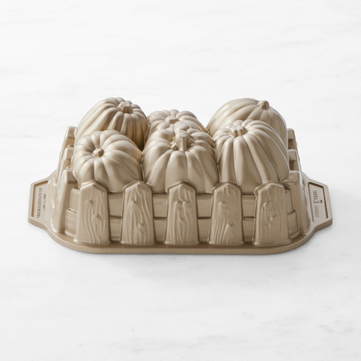 Nordic Ware Nonstick Cast Aluminum Pumpkin Harvest Loaf Pan | Williams-Sonoma