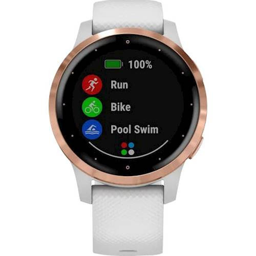 Garmin vívoactive 4S GPS Smartwatch 40mm Fiber-Reinforced Polymer Rose Gold 010-02172-21 - Best ... | Best Buy U.S.