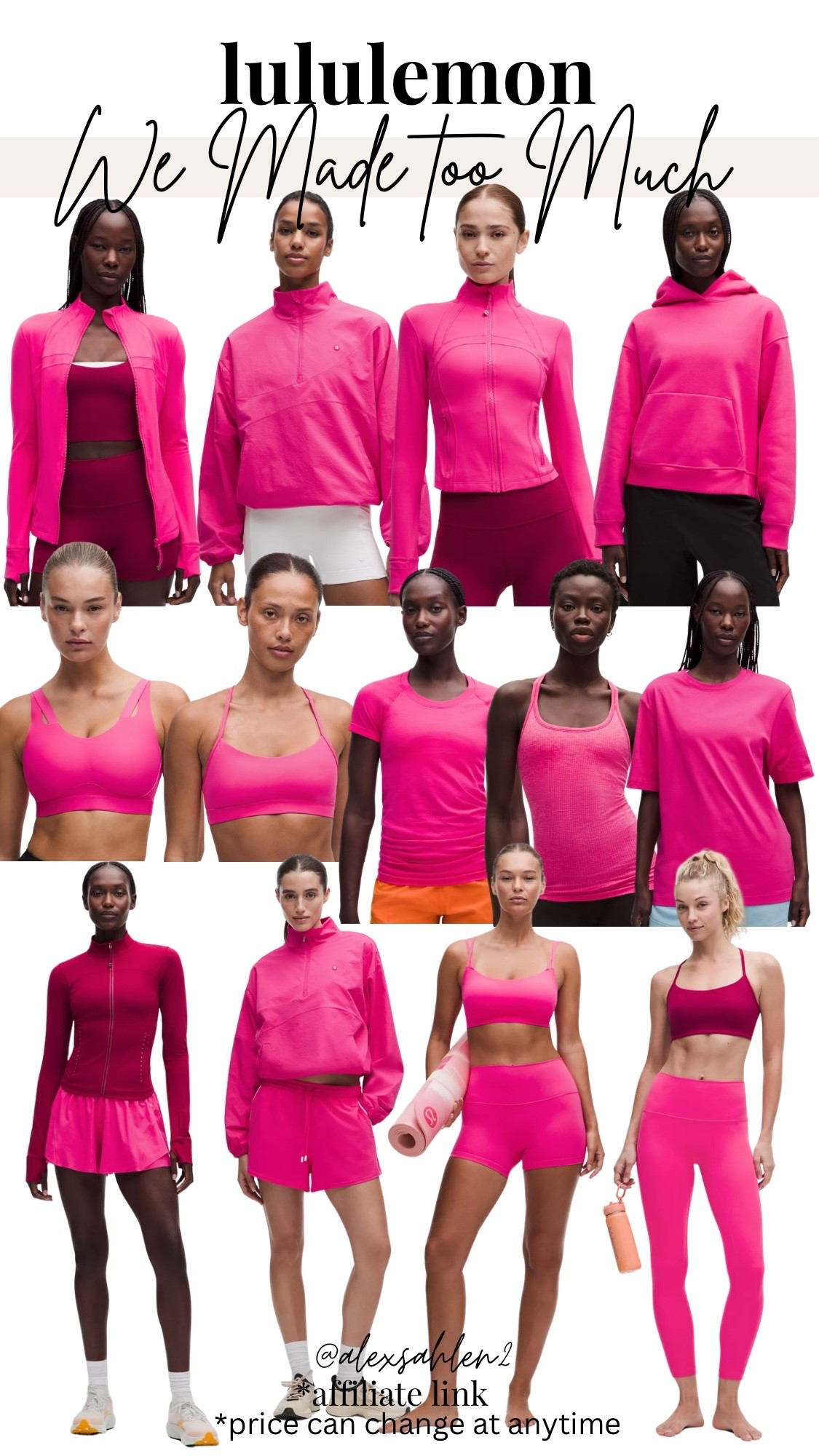 lululemon sale! This color! 😍💕🩷

Lululemon sale, gym outfit, activewear sale, leggings sale, sports bra sale, pink activewear, lululemon on sale, lululemon leggings sale