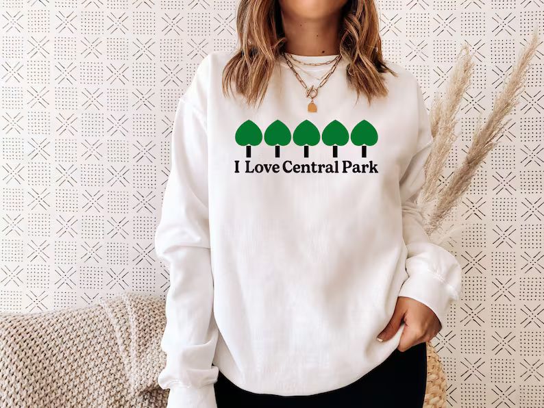 I Love Central Park Sweatshirt and Just Like That Sweatshirt - Etsy | Etsy (US)