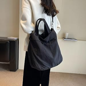 Women Crossbody Bag, Weekender Tote Bag for Girls, Large Hangbag with Shoulder and Carrying Strap... | Amazon (US)