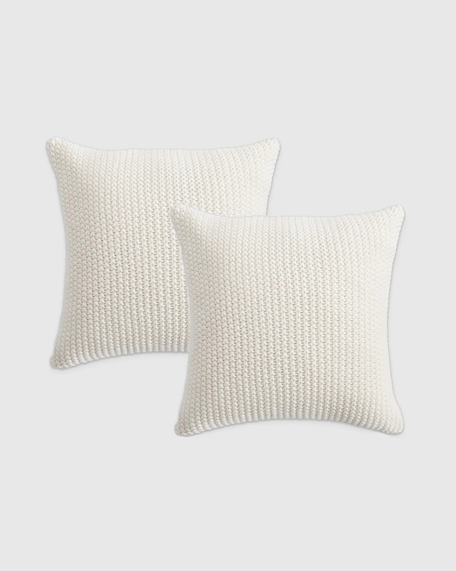 Cotton Fisherman Pillow Cover (Set of 2) in Ivory | Quince