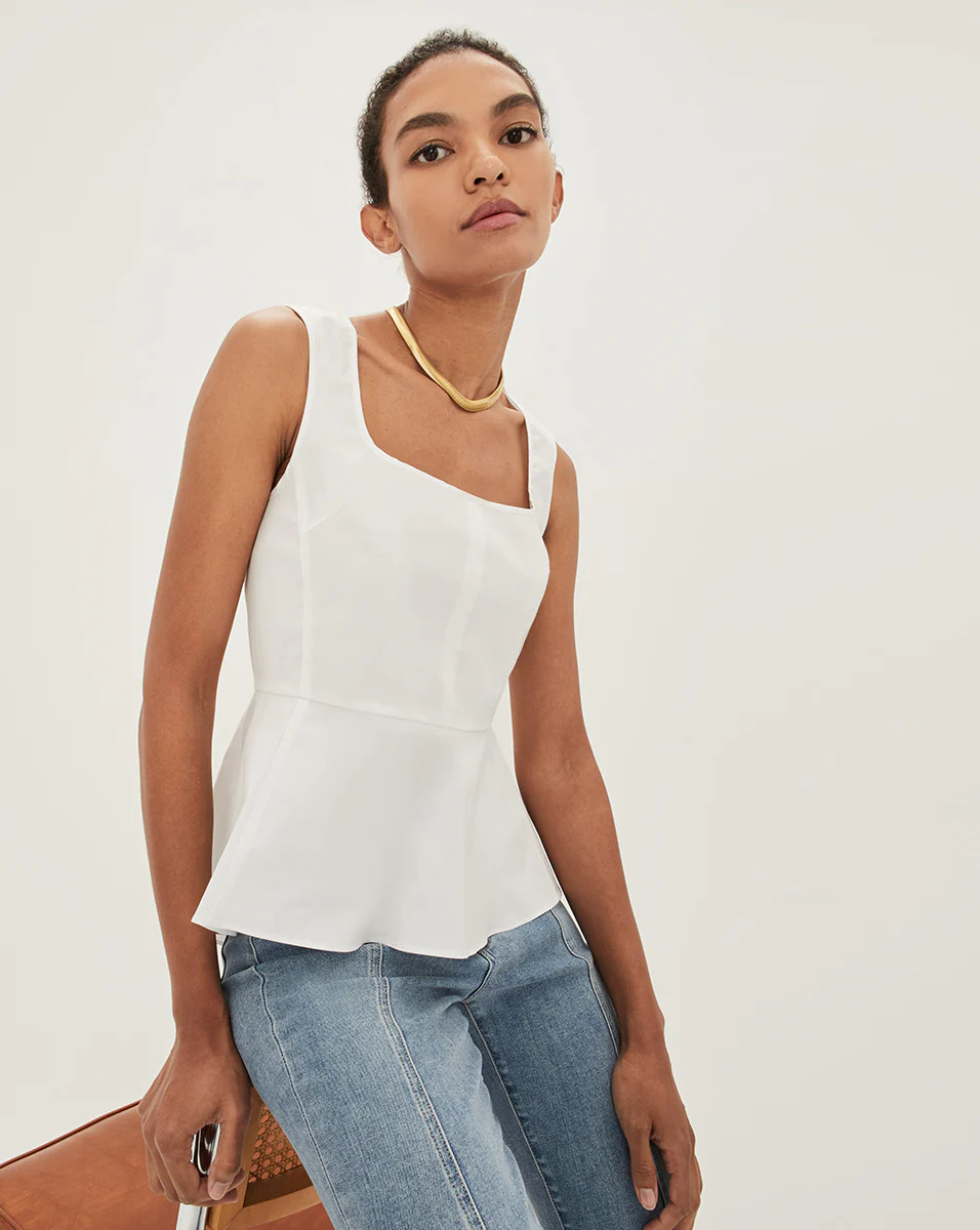 Basso Peplum Top | Veronica Beard