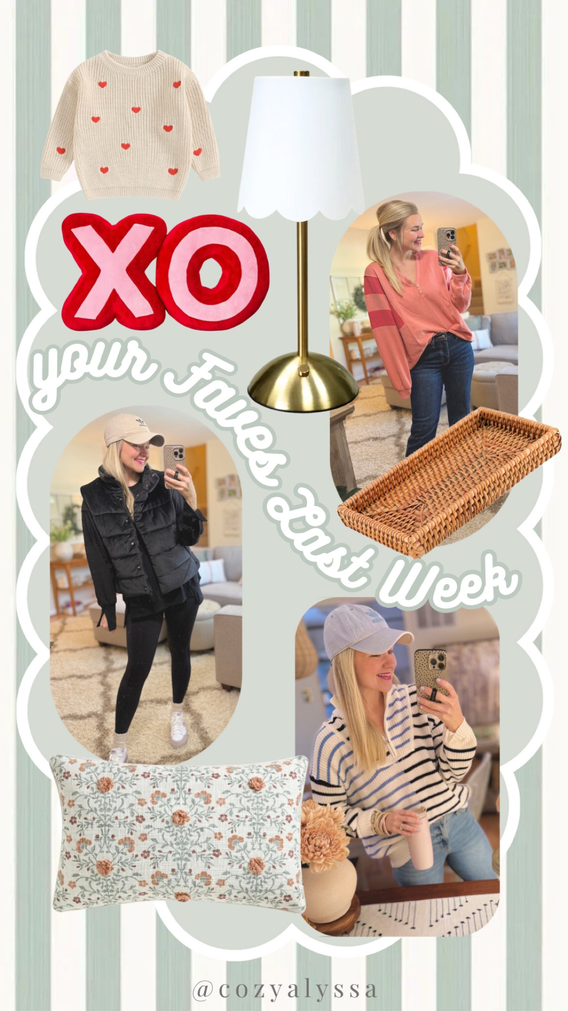 Walmart fashion, Amazon fashion. Walmart home decor, scalloped lamp, Walmart valentines, valentines sweater, spring pillow 

#LTKHome #LTKStyleTip #LTKFindsUnder50