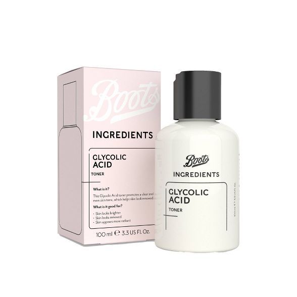 Boots Ingredients Glycolic Acid Toner - 3.3 fl oz | Target