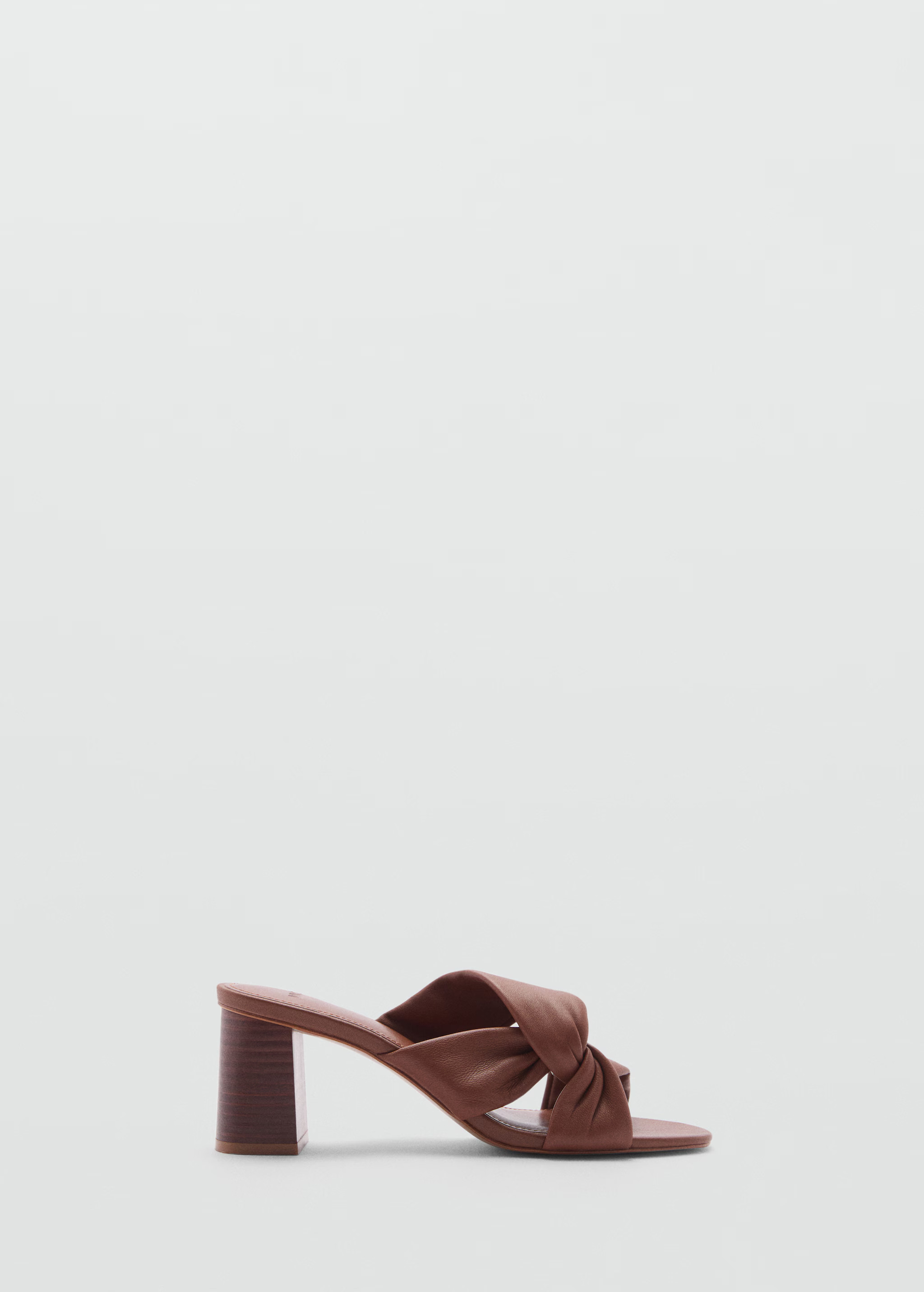 Sandali pelle nodo | Mango IT