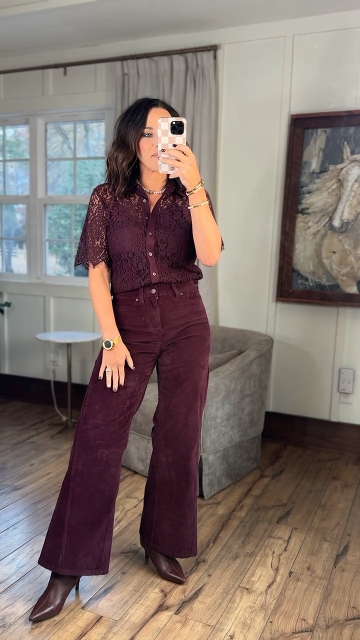 Burgundy is back again, y'all!! Walmart fashion has some of the best finds of the season and this combo did not disappoint! Walmart partner - commission links. Maroon outfit, holiday outfit, burgundy Walmart style, VintagePickinn

#LTKCyberWeek #LTKHoliday #LTKootd