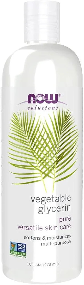 NOW Foods Solutions, Vegetable Glycerin, 100% Pure, Versatile Skin Care, Softening and Moisturizi... | Amazon (US)