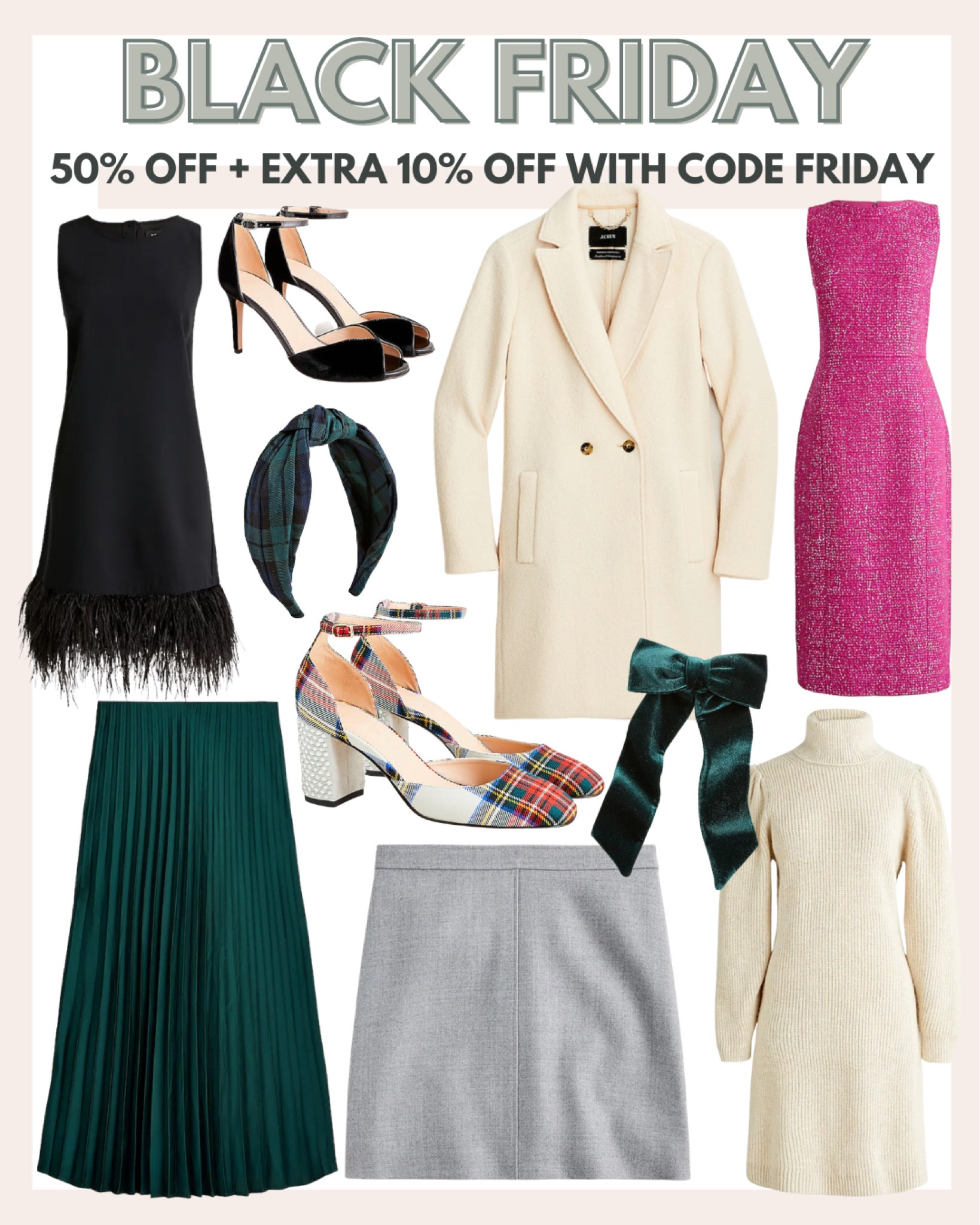 J. Crew is 50% off + an extra 10% off with code FRIDAY! 

#LTKCyberweek #LTKsalealert #LTKHoliday