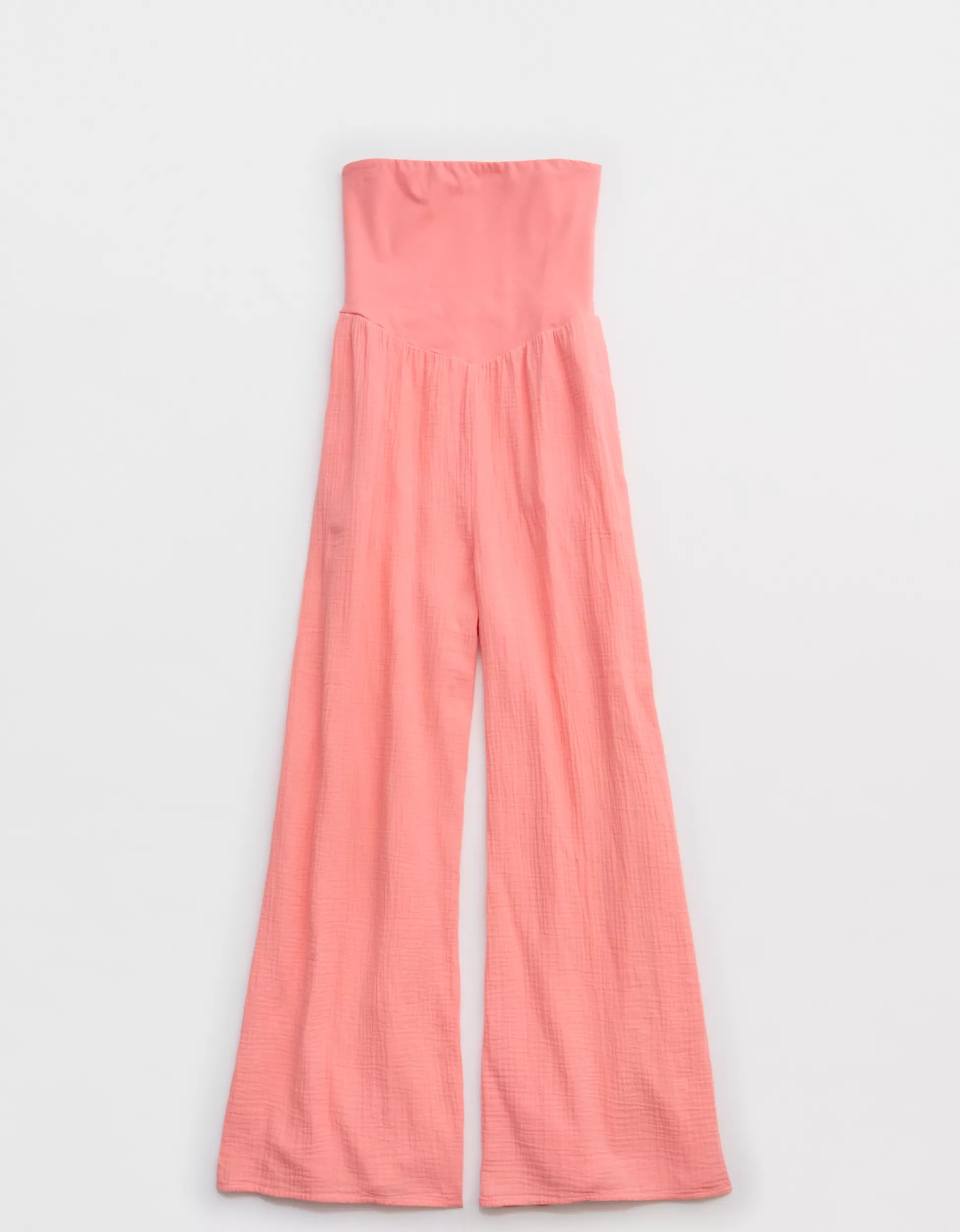 Aerie At The Barre Strapless Jumpsuit | Aerie