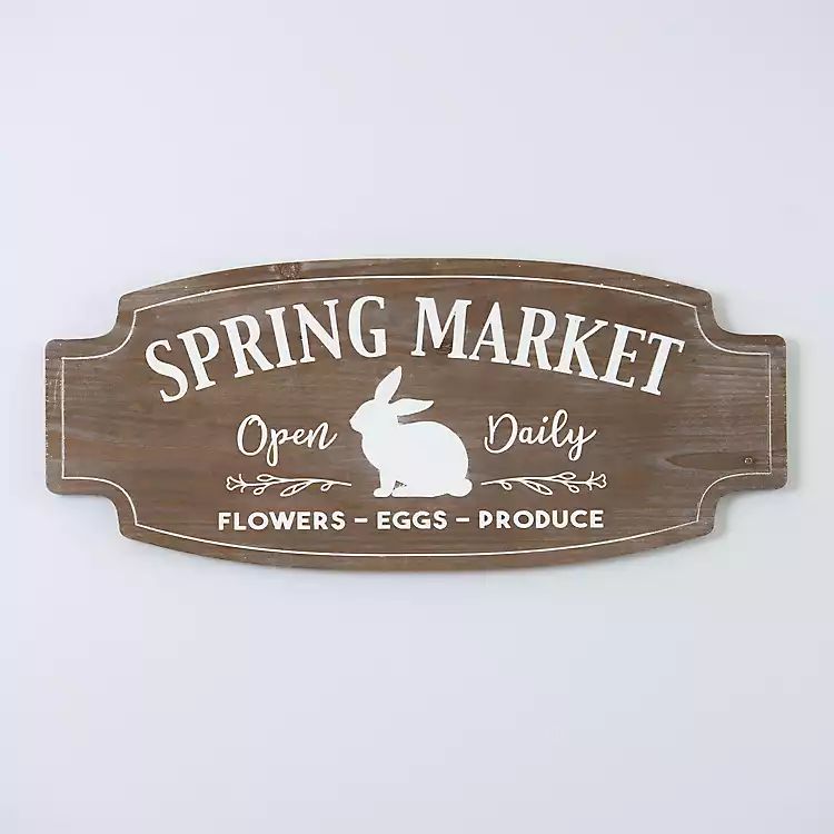 Spring Market Easter Wall Plaque | Kirkland's Home
