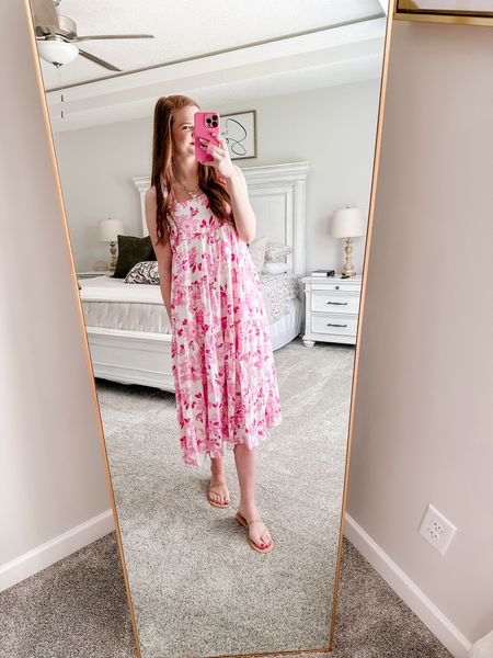 Floral summer maxi dress that’s perfect for summer baby showers. Bump friendly fashion. Summer pregnancy outfits. Grandmillienal style. Pink blush maternity code jadasegaard25 

#LTKBump #LTKSeasonal