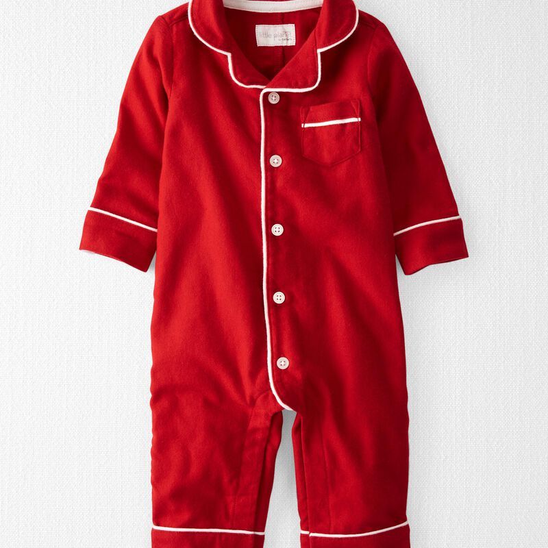 Baby Organic Cotton Coat Style Holiday Sleep & Play | Carter's