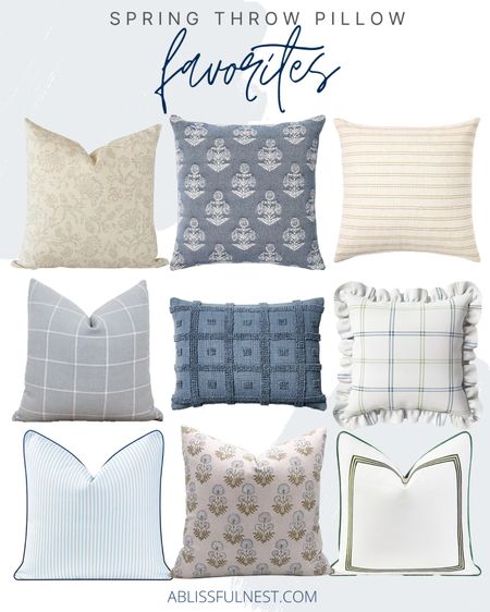 Early spring pillow finds! These could easily transition from season to season. 
.
.
.
Spring decor
Spring home decor
Spring style
Coastal decor
Coastal style


#LTKhome #LTKSeasonal #LTKfindsunder50