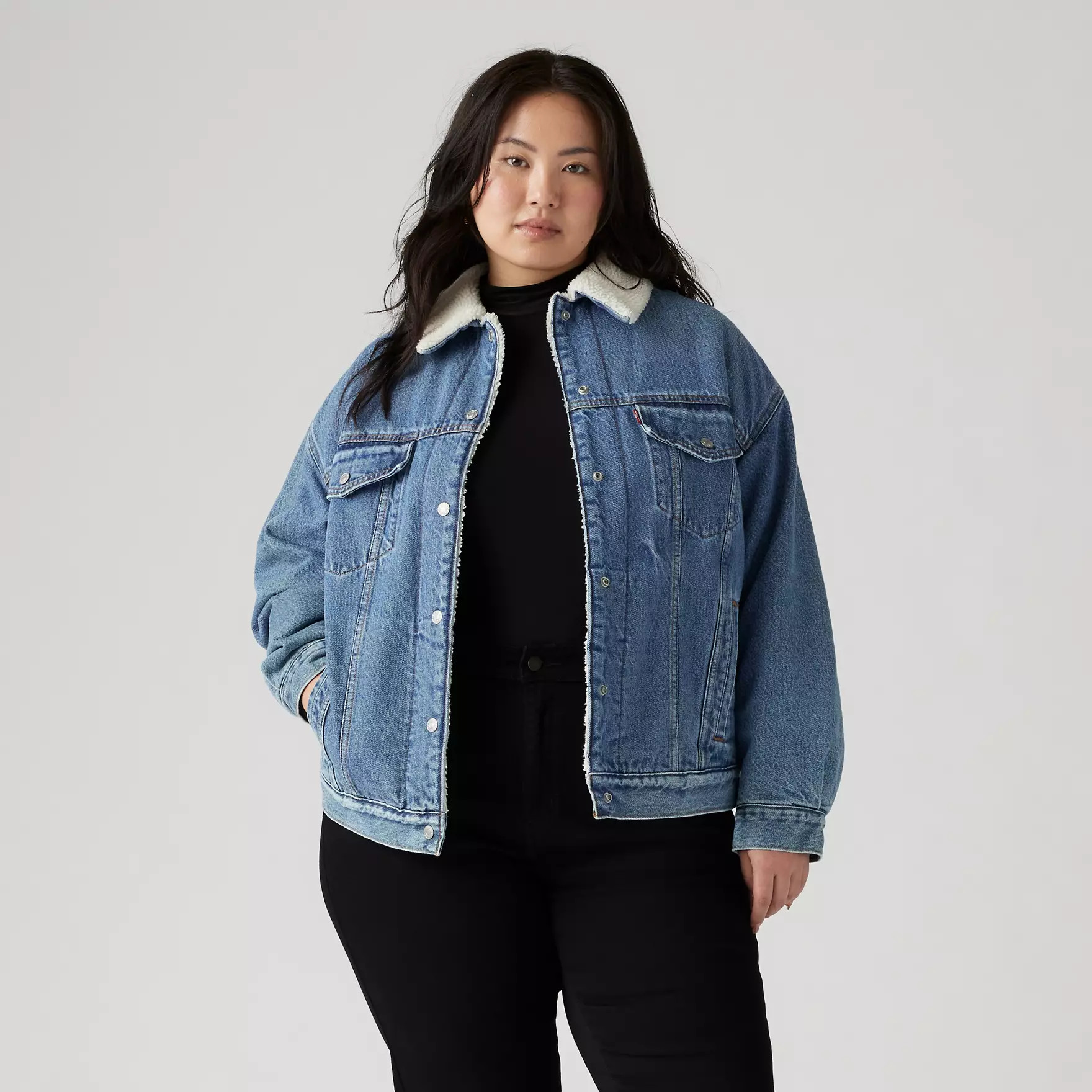 '90s Sherpa Trucker Jacket (plus Size) | Levi's US