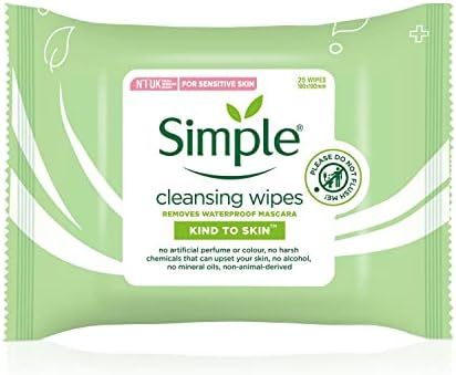 Simple Kind To Skin 25 Cleansing Facial Wipes (3 pack) | Amazon (US)