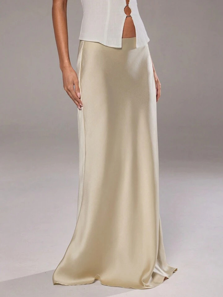 Aloruh Women's Elegant Simple Romantic Date Commuting To Work Fashionable And Versatile Solid Col... | SHEIN