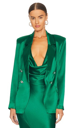 Saige Blazer in Emerald | Revolve Clothing (Global)