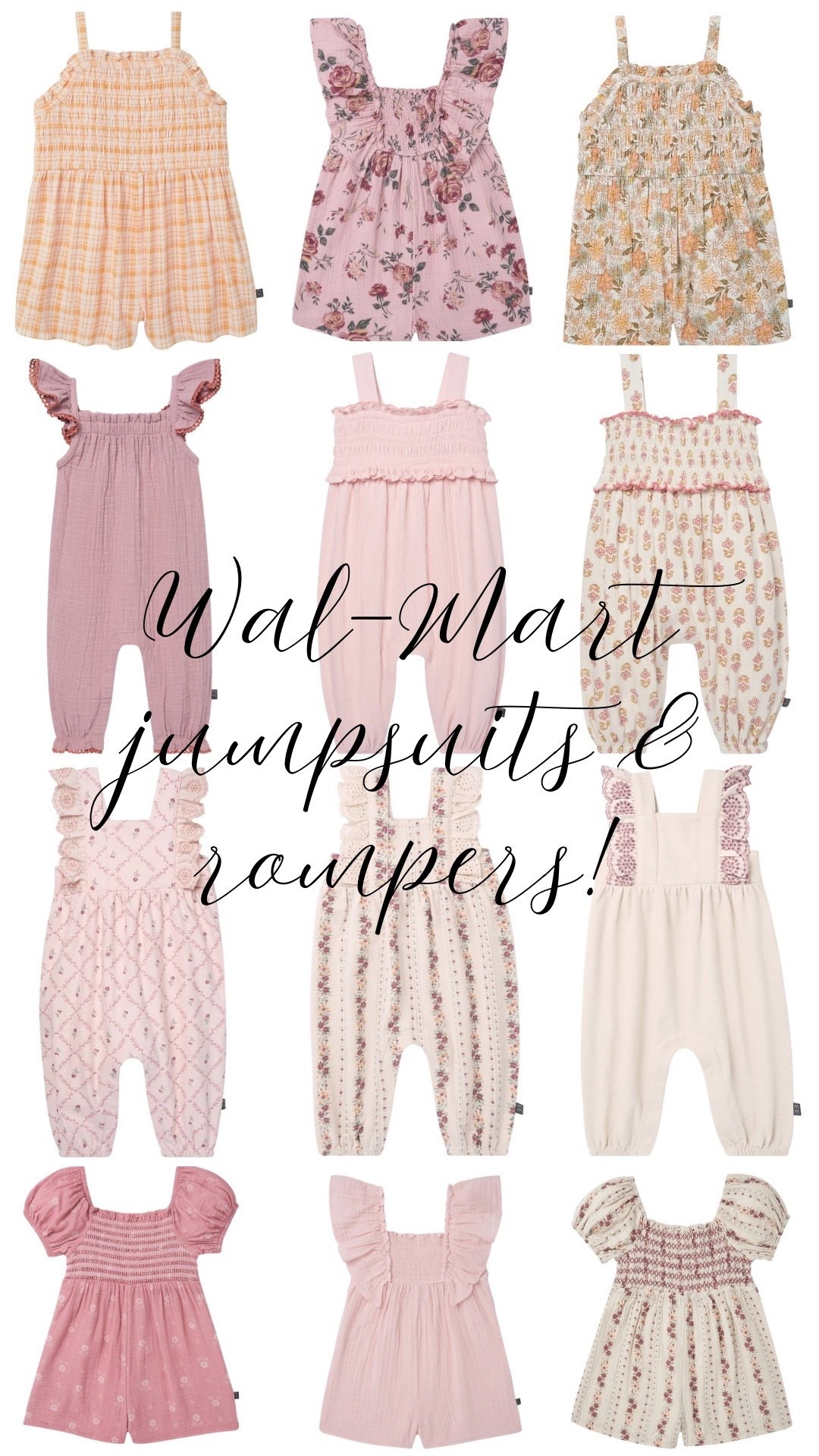 New Wal-Mart spring and summer rompers and jumpsuits! . #walmartfind #walmartfashion #kidfashion #toddleroutfits #babyclothes #girlmom #springoutfit 

#LTKKids #LTKootd #LTKmomlife