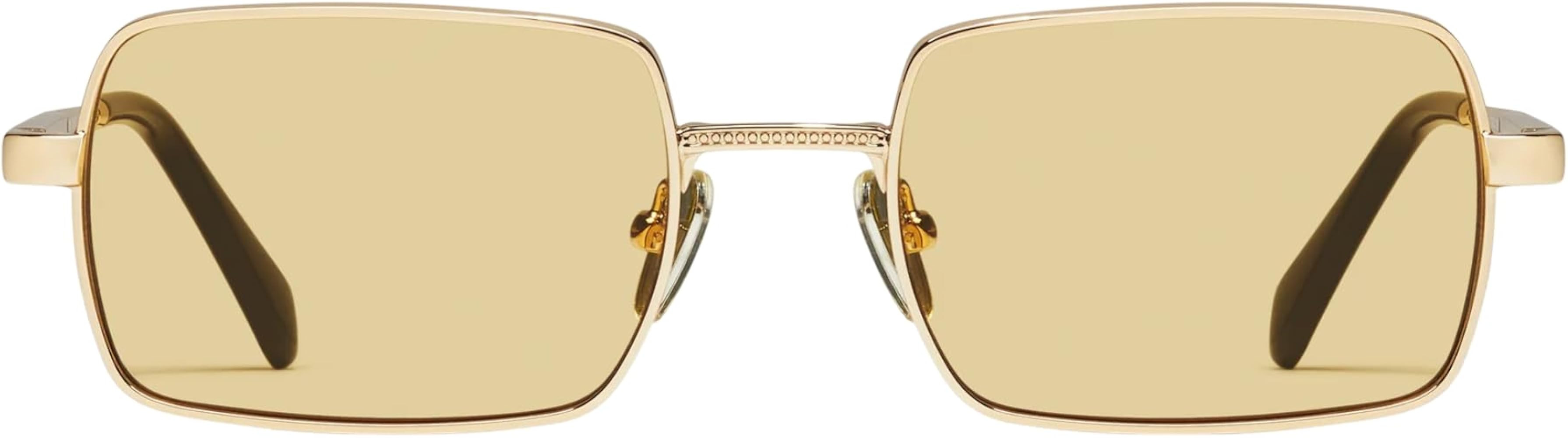 QUAY DND Rectangular Sunglasses for Women + BUNDLE with ACCESSORY EYEWEAR KIT | Amazon (US)