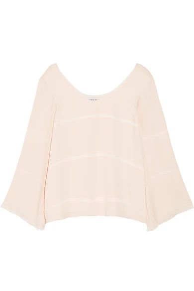 Jesper devoré silk top | NET-A-PORTER (UK & EU)