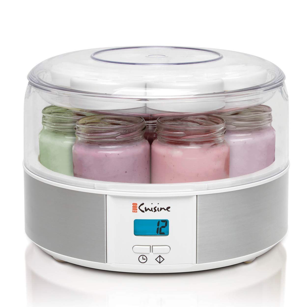 Euro Cuisine Yogurt Maker - YMX650 Automatic Digital Yogurt Maker Machine with Set Temperature - Inc | Amazon (US)