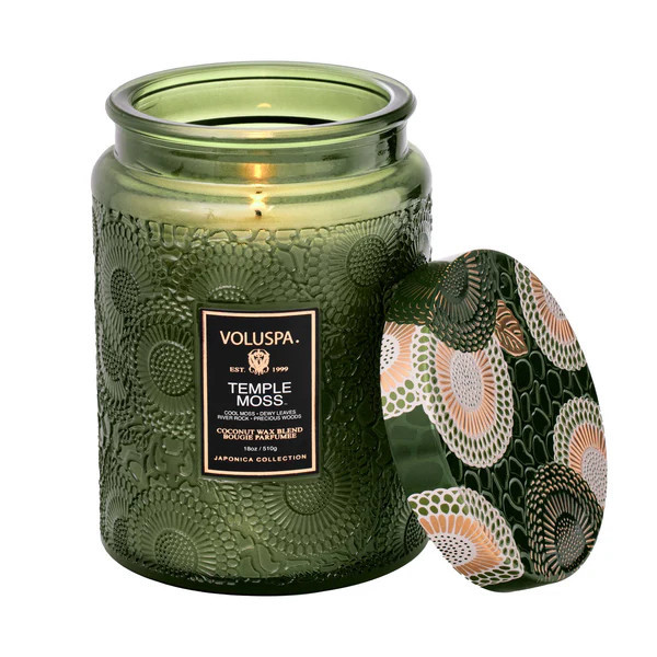 Temple Moss - Large Jar Candle | Voluspa