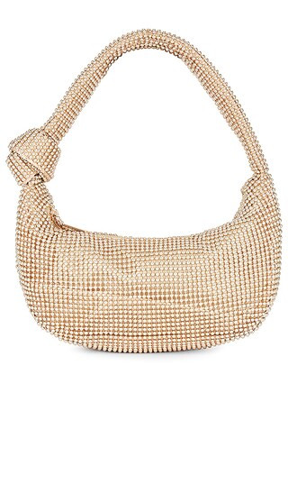Franka Ball Mesh Shoulder Bag in Gold | Revolve Clothing (Global)