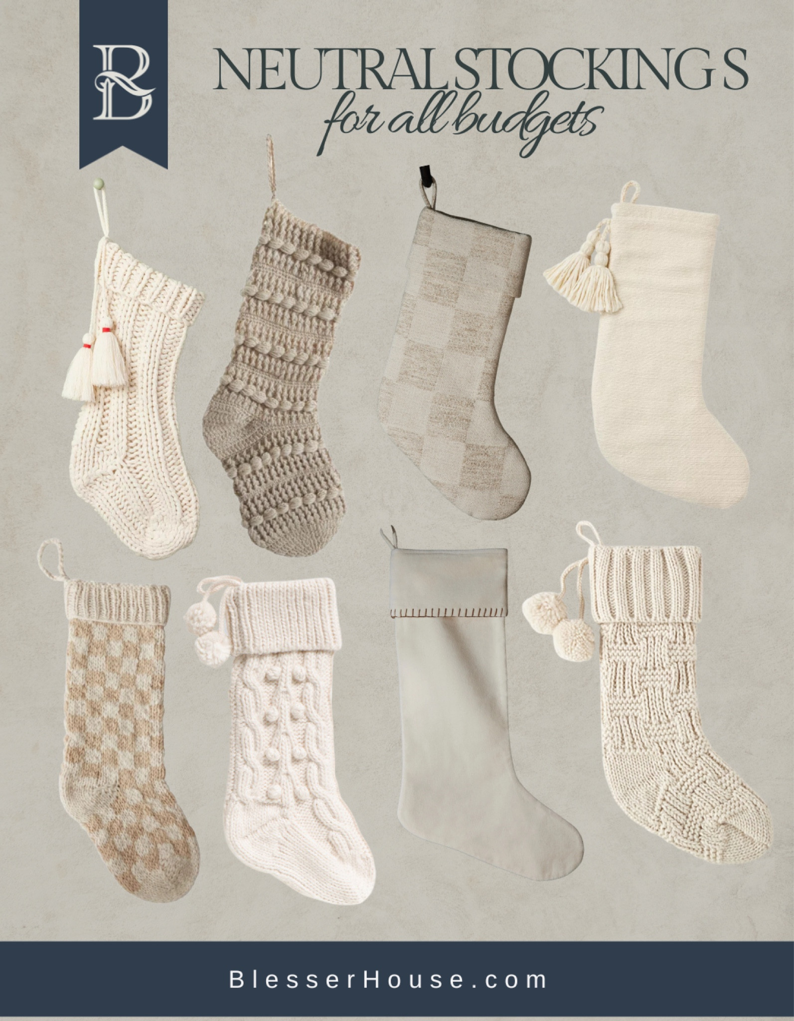 Neutral Christmas stockings, Beige holiday stockings, Ivory Christmas hosiery, Cream-colored stockings, Minimalist Xmas stockings, Subdued holiday stockings, Natural-tone Christmas socks, Taupe festive stockings, Soft-hued Christmas hosiery, Classic neutral stockings, Simple holiday sock, Elegant neutral stockings, Light gray Christmas stockings, Neutral-tone knit stockings, Linen Christmas stockings

#LTKSeasonal #LTKsalealert #LTKHoliday