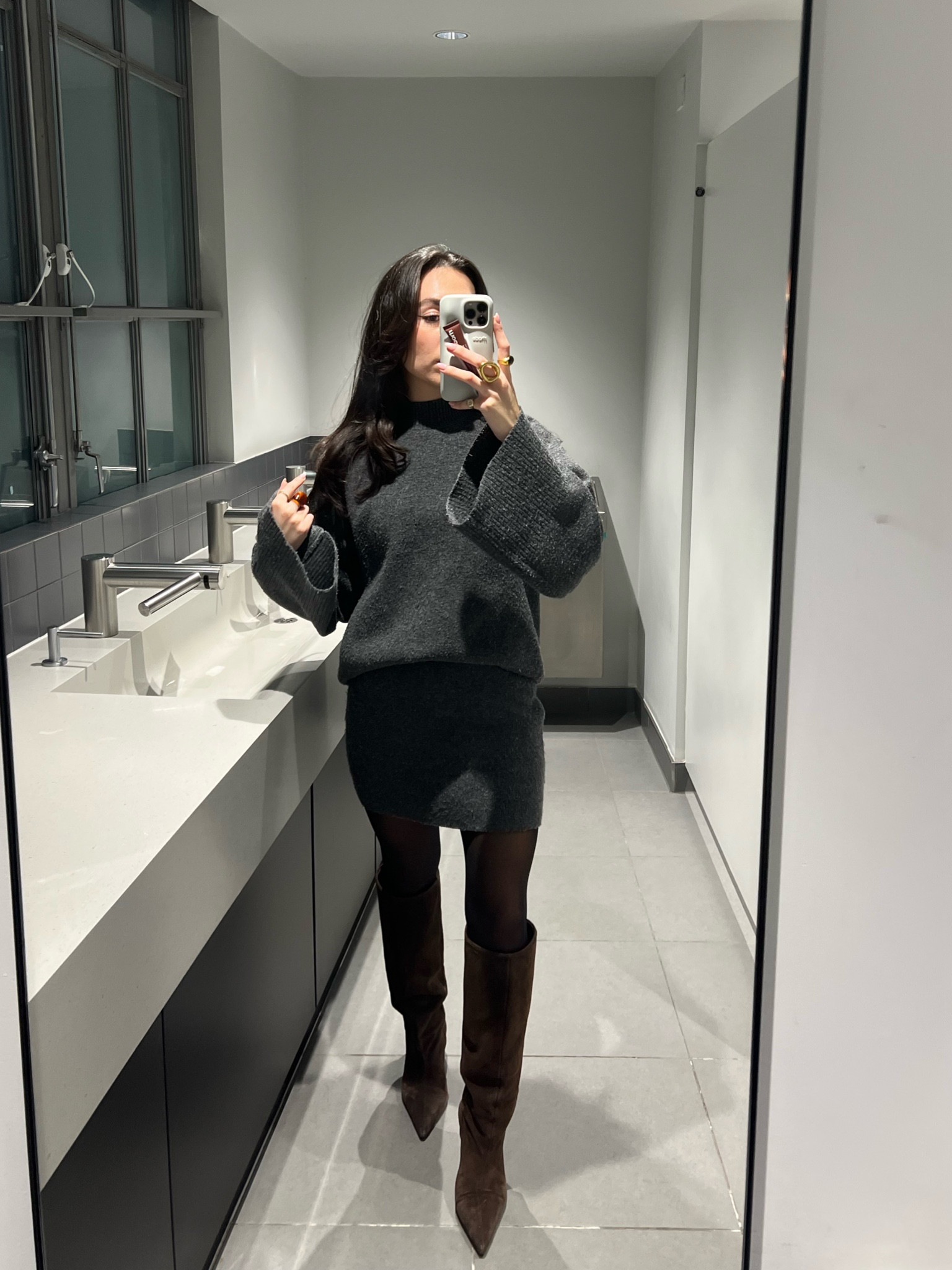 Work outfit, office ootd, Pretty lavish, asos, suede boots, rhode phone casee

#LTKuk #LTKworkwear #LTKeurope