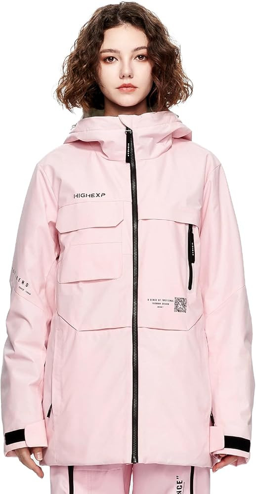 Ski Jacket Snowboard Coat Snow Winter Waterproof Insulated Windproof Baggy Warm Hooded Jacket for... | Amazon (US)